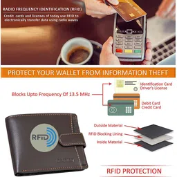 BAGMAN Men Leather Two Fold Wallet image 3