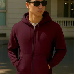 Moda Rapido Men Fleece Varsity Jacket image 2