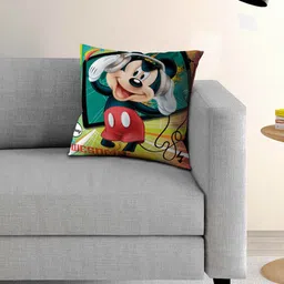 Disney By Athom Living Mickey Mouse Cushion with Cover - Multicolor-image-19