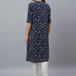 Mammas Maternity Printed V-Neck Maternity Kurti image 4