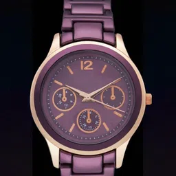 WATCHSTAR Women Dial & Stainless Steel Straps Analogue Watch lovely PurpleSZZN-picture-39