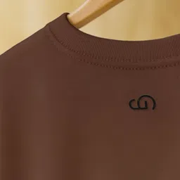 GRACE & JACK Typography Printed Round Neck Puff Print Regular Fit T-shirt image 4