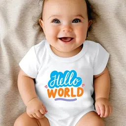 Lillypupp Infants Printed Pure Cotton Bodysuit image 3