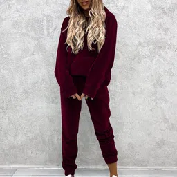 Mast & Harbour Hooded Sweatshirt with Joggers Co-Ords-picture-38