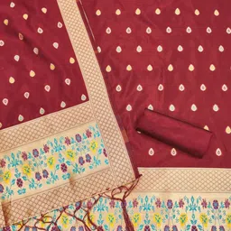 KALINI Unstitched Dress Material image 3