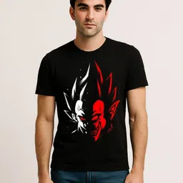 Be Crazy Men Naruto Graphic Printed Round Neck Cotton T-shirt-picture-28