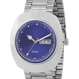 FROZIL Men Dial & Stainless Steel Bracelet Style Straps Analogue Watch M12-Blue Silver-picture-17