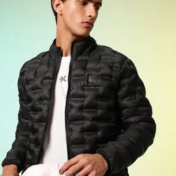 HRX by Hrithik Roshan Mock Collar Lifestyle Puffer Jacket-picture-28