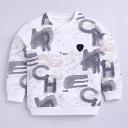 Ginie Boys Graphic Printed Round Neck Sweatshirt image 1