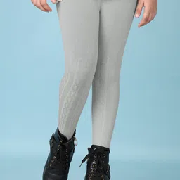 V-Mart Girls Self Design Cotton Ankle-Length Leggings-image-50