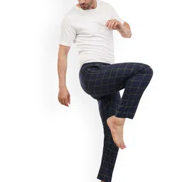 PB & J Checked Straight Cotton Lounge Pants image 5