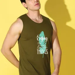 WOOSTRO Pack of 2 Printed Combed Cotton Innerwear Vests with Intelliease Technology image 2