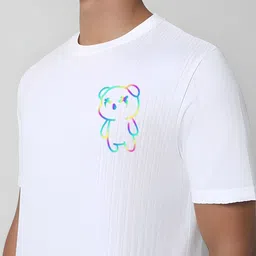 SZN Graphic Printed Round Neck Short Sleeves Casual T-shirt image 5