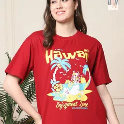 Dreambe Women Printed T-shirt-image-74