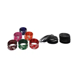 Somil Combo Of 2 Glass Bangles Set-picture-23