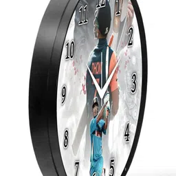 Babawill White & Blue Printed Wall Clock image 5