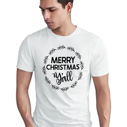 Seekbuylove Typography Printed Short Sleeves Bio Finish Cotton T-shirt-picture-29