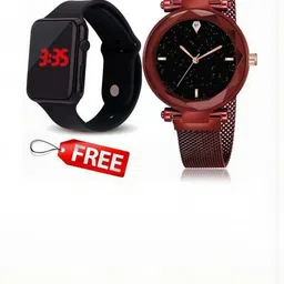 WATCHSTAR Men Dial & Straps Analogue Watch MAG RED&LED V5-picture-11