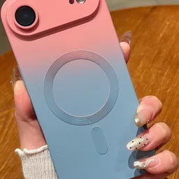 Luxury Kase Gradient Mag-Safe Case Soft Silicone Shockproof Cover with Camera Protection image 2