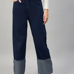 R.Code by The Roadster Life Co. Women Flared High-Rise Jeans-picture-37