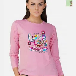 Metronaut Women Pack of 2 Bio Finish Graphic Printed Round Neck Cotton T-shirts-image-44