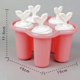 fab n funky 5 Piece Ice Mould Set - Pink image 3