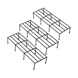 HOMZY DECOR 3-Pcs Black Anti-Rust Planter Stand-picture-57