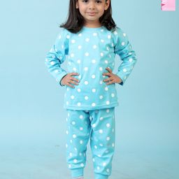 KUCHIPOO Girls Printed T-shirt with Pyjamas-image-100