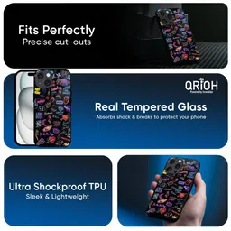 QRIOH Quirky Printed iPhone 13 Back Case Mobile Accessories image 3