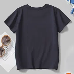 LULU & SKY Boys Printed Pure Cotton Applique T-shirt image 2