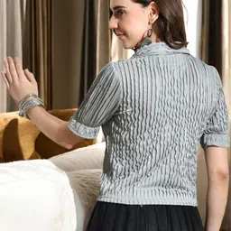 SFOTY Peter Pan Collar Top image 2