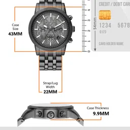 Michael Kors Men Dial & Stainless Steel Straps Analogue Watch AK_MKO1164 image 5