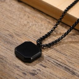J.S ENTERPRISES Square Pendants with Chains-picture-1
