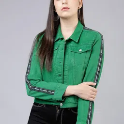 Tokyo Talkies Women Denim Jacket-picture-13