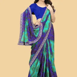 DIVASTRI Bandhani Saree image 5