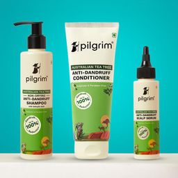 Pilgrim Set Of 3 Australian Tea Tree Anti-Dandruff Shampoo, Conditioner & Scalp Serum-picture-23