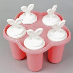 fab n funky 5 Piece Ice Mould Set - Pink image 4