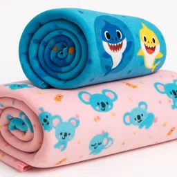 kanhakids Printed Single Fleece Blanket for Mild Winter-picture-39