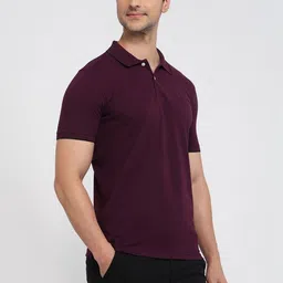 ColorPlus Men Polo Collar Slim Fit T-shirt image 2