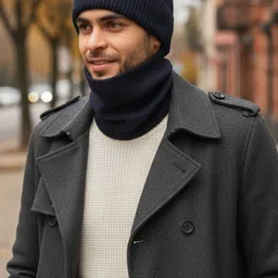 iSWEVEN Unisex Woollen Beanie image 4