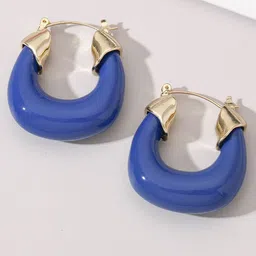Just Lil Things Contemporary Shaped Hoop Earrings-picture-39