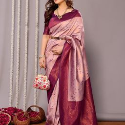 Vastravatika Ethnic Motifs Woven Design Zari Kanjeevaram Saree-picture-16