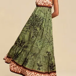 Routes by All About You Women Tropical Print Maxi Dress-picture-35