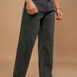 LINARIA Men Classic Relaxed Fit Mid-Rise Light Fade Stretchable Jeans image 5