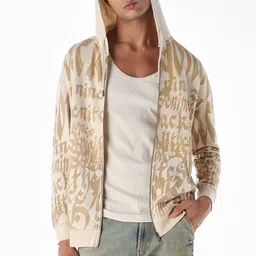 Jack & Jones Men Typography Printed Cotton Hooded Sweatshirt image 5