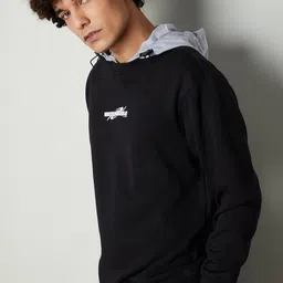 max Men Cotton Hooded Pullover Sweatshirt image 5