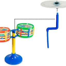 sani international Toy Mall Jazz Drum Set Senior for Kids to play for boys and girls image 4