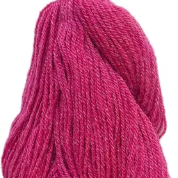 devki KNITTING YARN PACK OF 200GM. YARN HIBISCUS PINK & GREEN COLOR , DM55.58.200 image 2