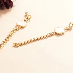 SALTY Gold-Plated Contemporary Drop Earrings image 3