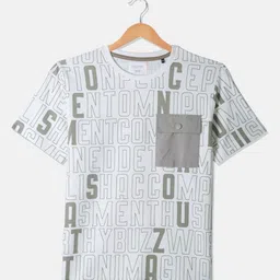 Octave Boys Typography Printed Round Neck Cotton T-shirt-picture-34